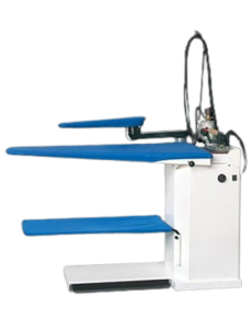 Commercial Ironing Station – Multi-Arm Sleeve & Utility Table