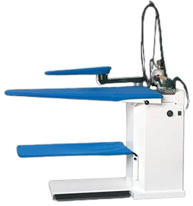 Commercial Ironing Station – Multi-Arm Sleeve & Utility Table